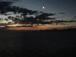 Sunset from the ship, Christmas