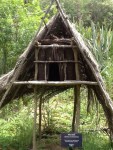 Traditional Maori storage house