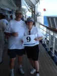 On Deck for a Cause (onboard cancer walkathon)