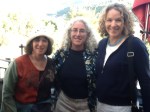 Me with R Faith Joy Dantowitz and Rabbi Stacy Friedman, both my rabbinical school classmates, plus I was friends with Faith's sister growing up and my brother was friends with Faith