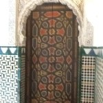 I'm a sucker for shots of beautiful doorways. This is an original wood doer at Alcazar.