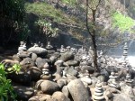 Cairns at the Hanakapai'ai Beach