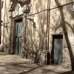 Bullet holes from the Spanish Civil War