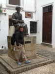 Me and My friend Maimonides in Córdoba